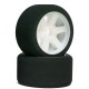 1/8 Front Light Weight White Rims